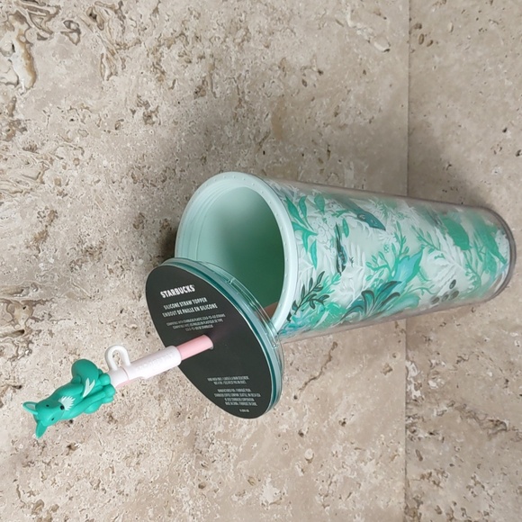 Starbucks 2022 Holiday Enchanted Forest 24oz Acrylic Tumbler - Picture 3 of 7